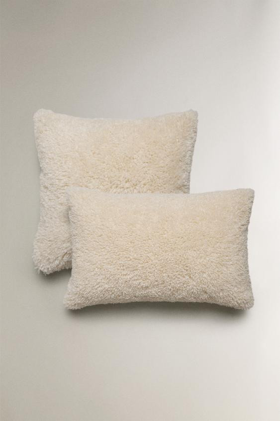 FAUX FUR THROW PILLOW COVER | Zara US