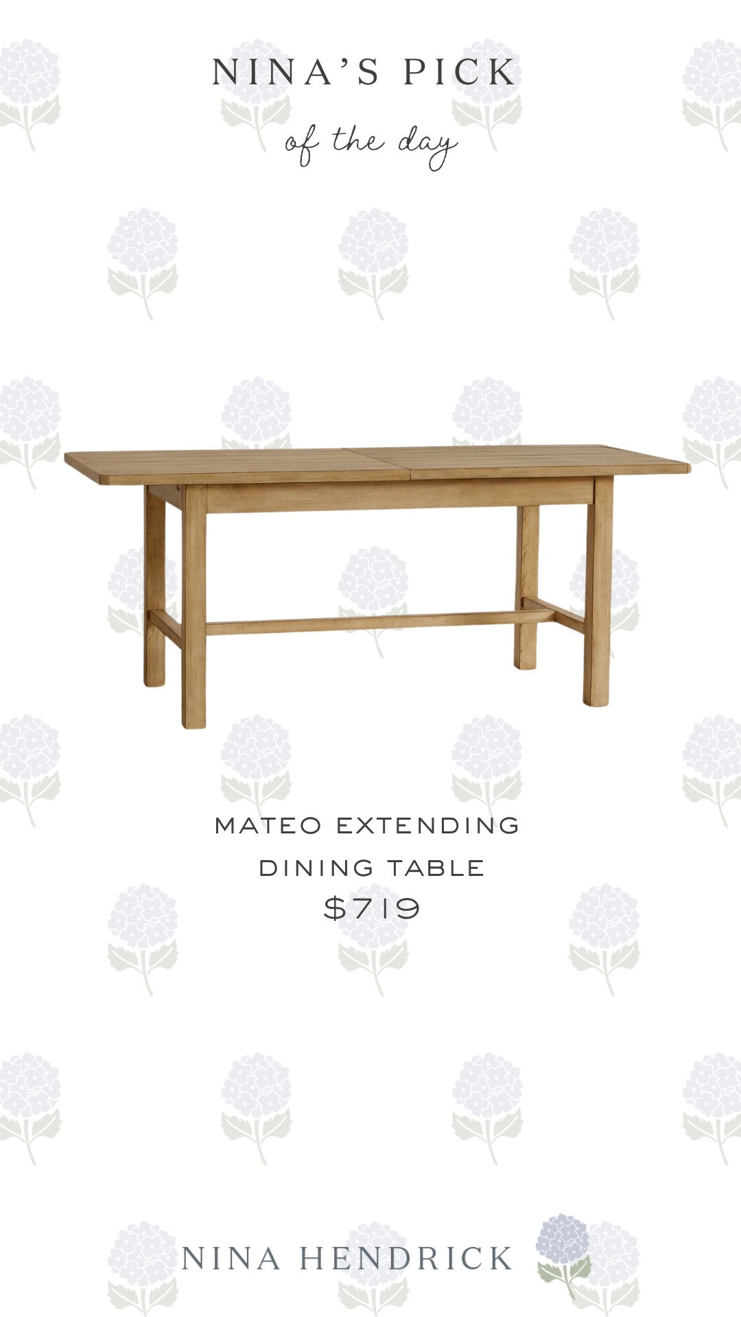 Mateo Extending dining table from Pottery Barn 

#LTKStyleTip #LTKHome