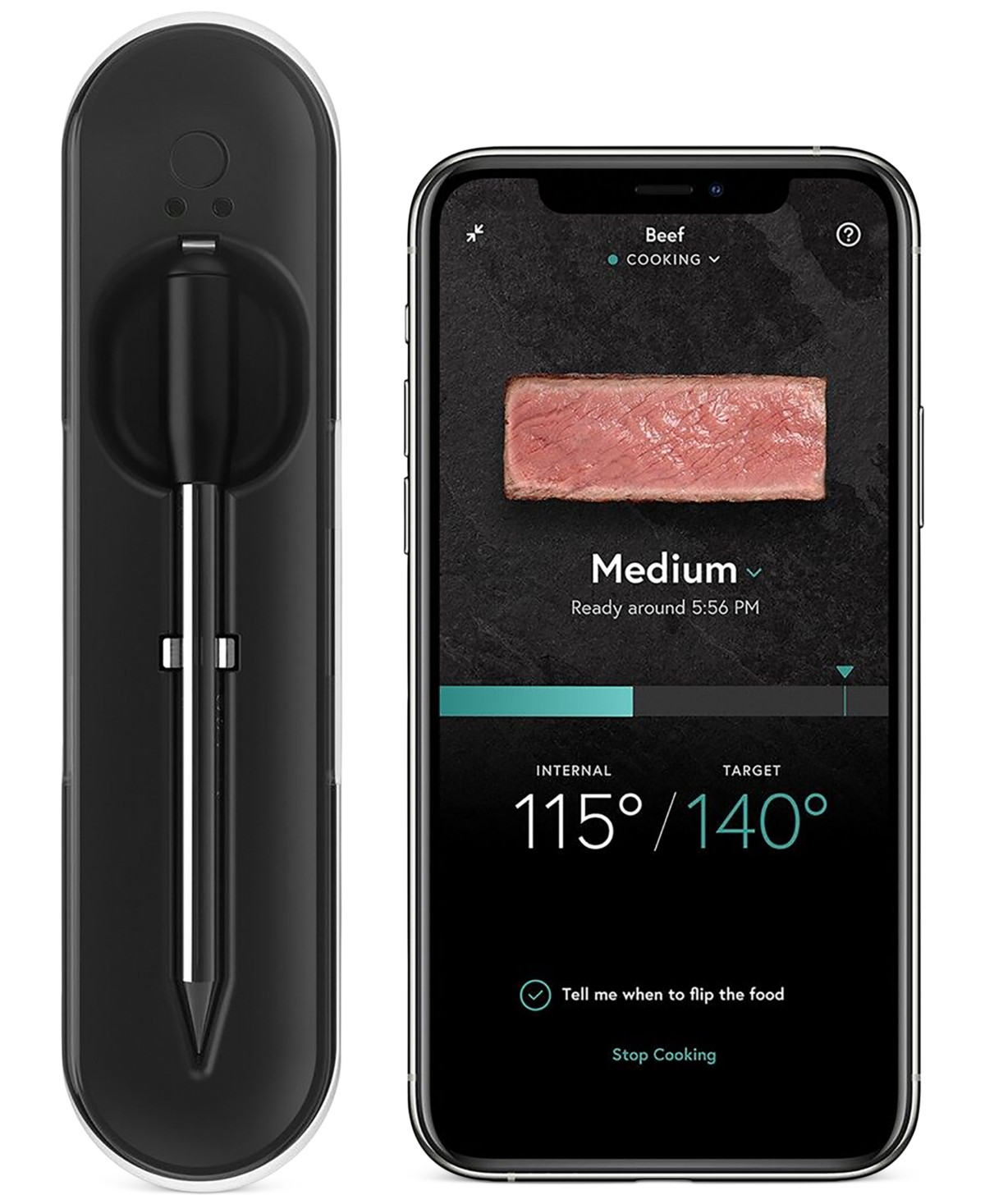 Yummly Smart Meat Thermometer with Wireless Bluetooth Connectivity YTE000W5K | Macys (US)