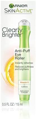 Garnier Skin Active Clearly Brighter Anti Puff Eye Roller, 0.5 Fl Oz | Amazon (US)