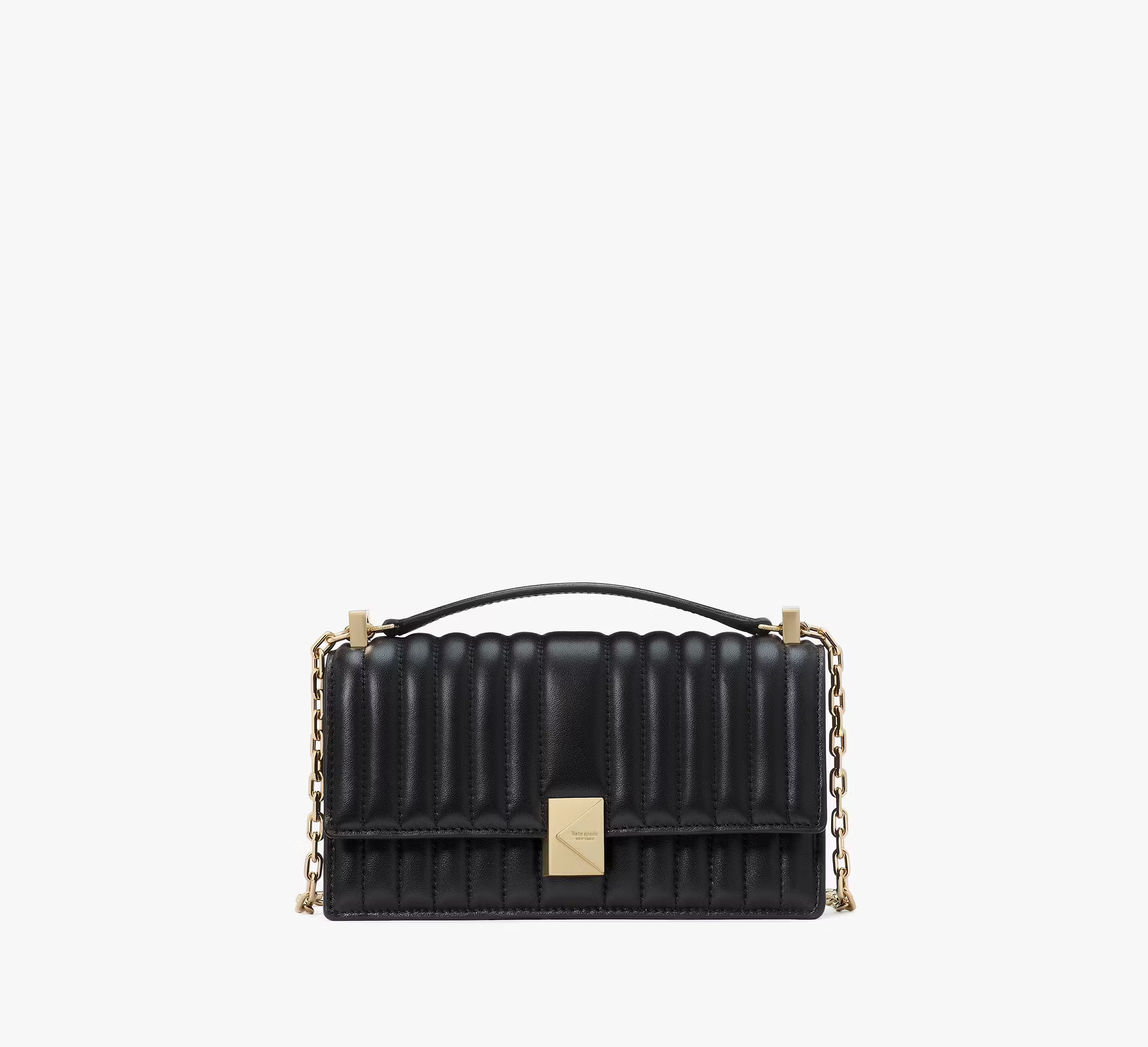 Kate Spade Deco Quilted Mini Crossbody Bag, Black - Handbags & Purses | Kate Spade (US)