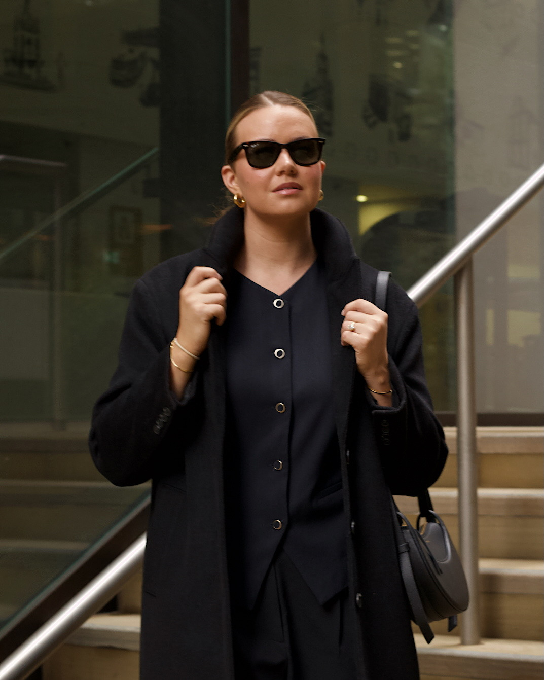 ad Mollie X Abercrombie
Use code AFMOLLIE for 20% off until 3rd November

Top size: L
Coat size XL
Trousers: W33 L

Autumn Winter Outfit, Autumn Winter Style,
Black Waistcoat, Abercrombie Trousers,
Black Coat, Capsule Wardrobe, Everyday Outfit, Wardrobe Staples, Office to Evening

#LTKstyletip #LTKmidsize #LTKwinter