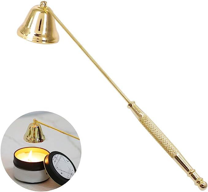 LZYMSZ Candle Snuffer, Stainless Steel Bell Shaped Candle Snuffer with Long Handle to Safely Exti... | Amazon (CA)