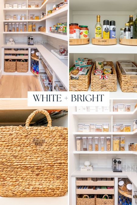 White and bright design and aesthetic for your pantry 🤍 Shop this post to make it happen in your home! 

#LTKhome #LTKfamily #LTKstyletip