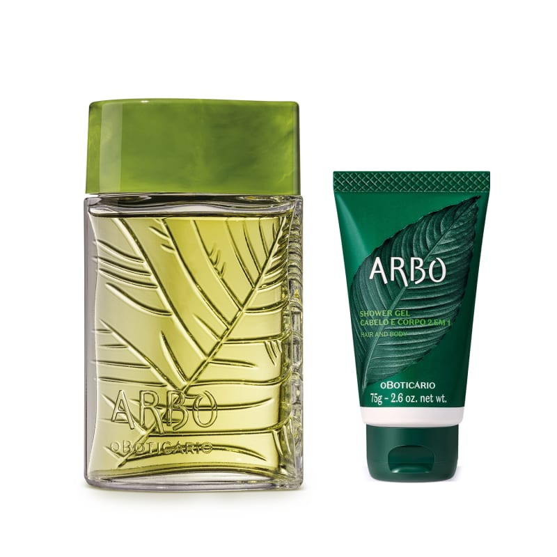 Combo Arbo Forest: Desodorante Colônia 100ml + Shower Gel 75g | O Boticario | oBoticario (BR)
