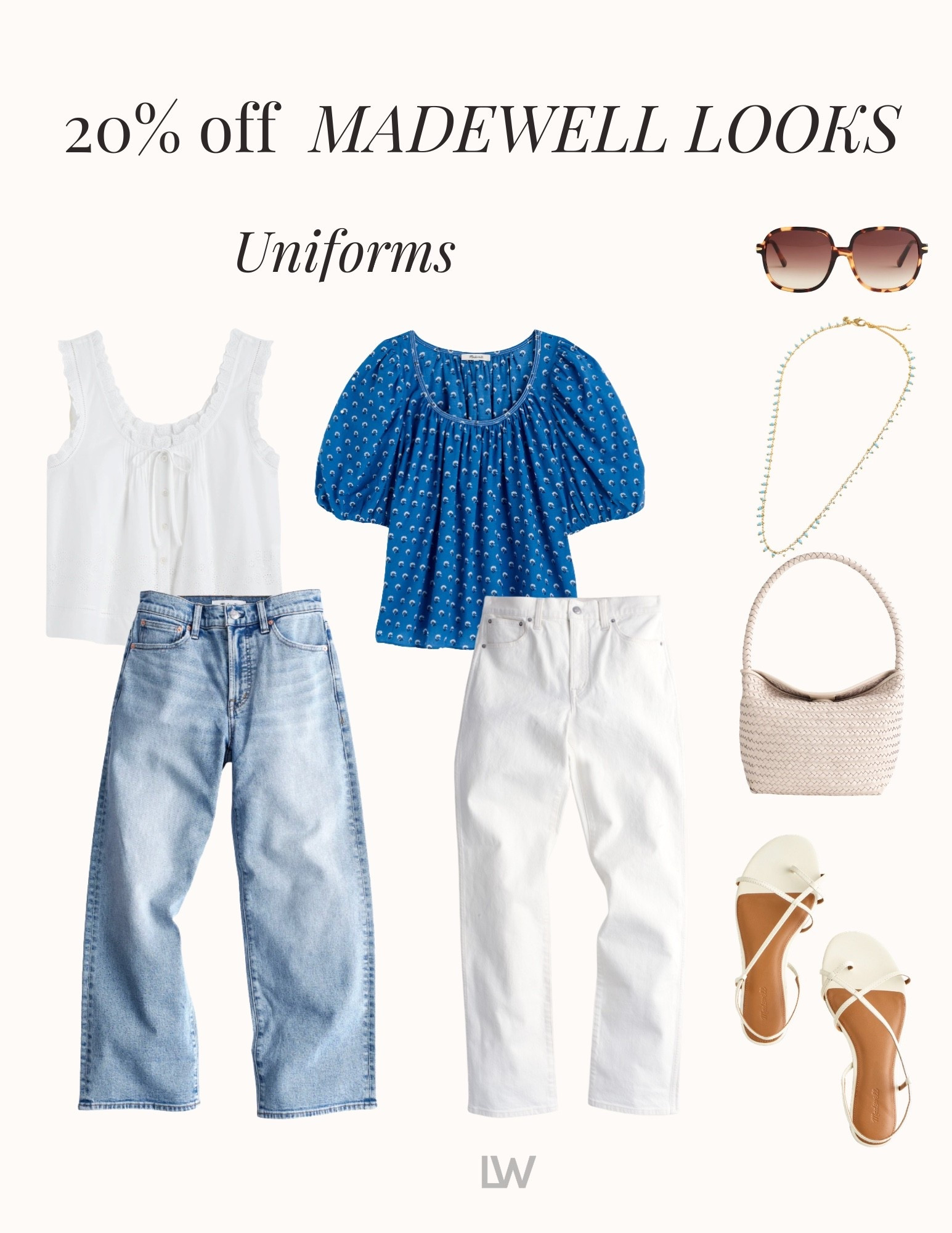 Perfect everyday uniforms from Madewell!! Code LTK20 for 20% off!!