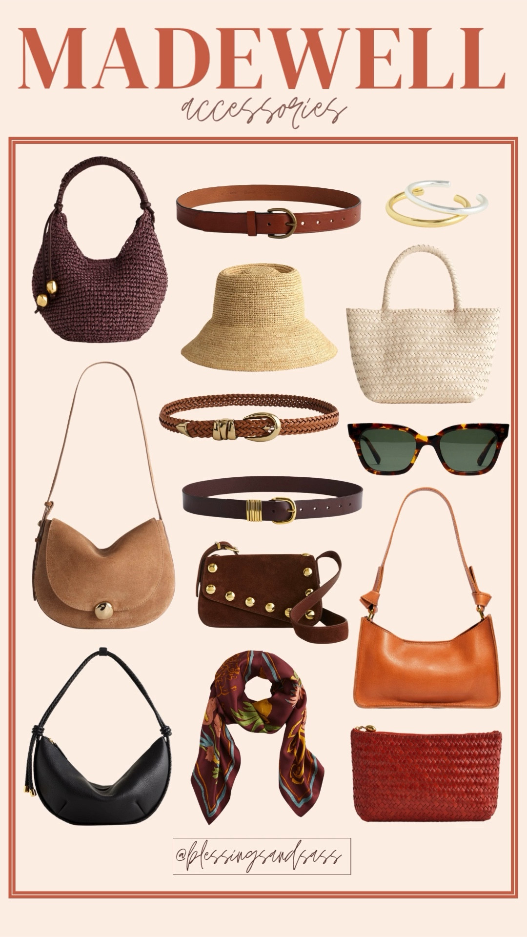 Madewell Accessories! LTK x Madewell sale is live from 5/16-5-19! Get 20% off with the in-app code! 

Madewell, Madewell sale, LTK x Madewell, women’s fashion, spring fashion, spring styles, spring accessories, shoulder bag, purse, clutch, belts, sunglasses, neck scarf, hat, Madewell accessories 

#LTKxMadewell #LTKSaleAlert #LTKStyleTip #LTKxMadewell