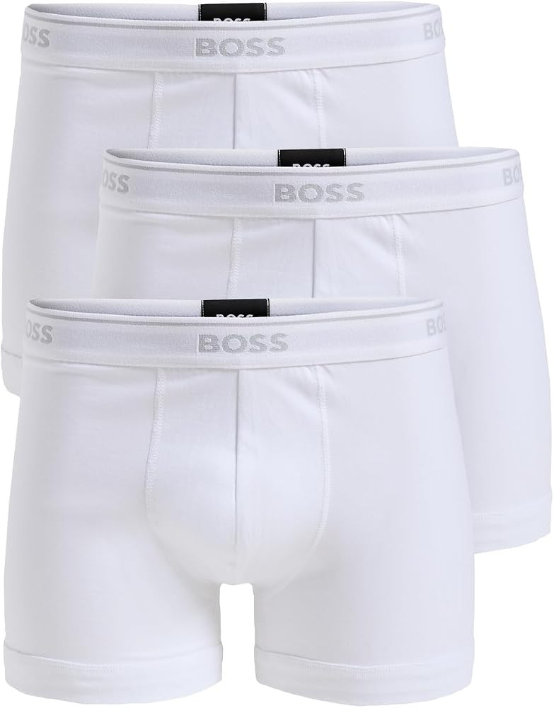 BOSS Men's Classic Cotton 3 Pack Boxer Briefs | Amazon (US)