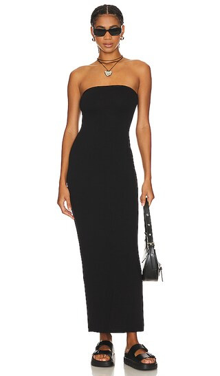 X Revolve Essential Dunn Maxi Dress in Noir | Revolve Clothing (Global)
