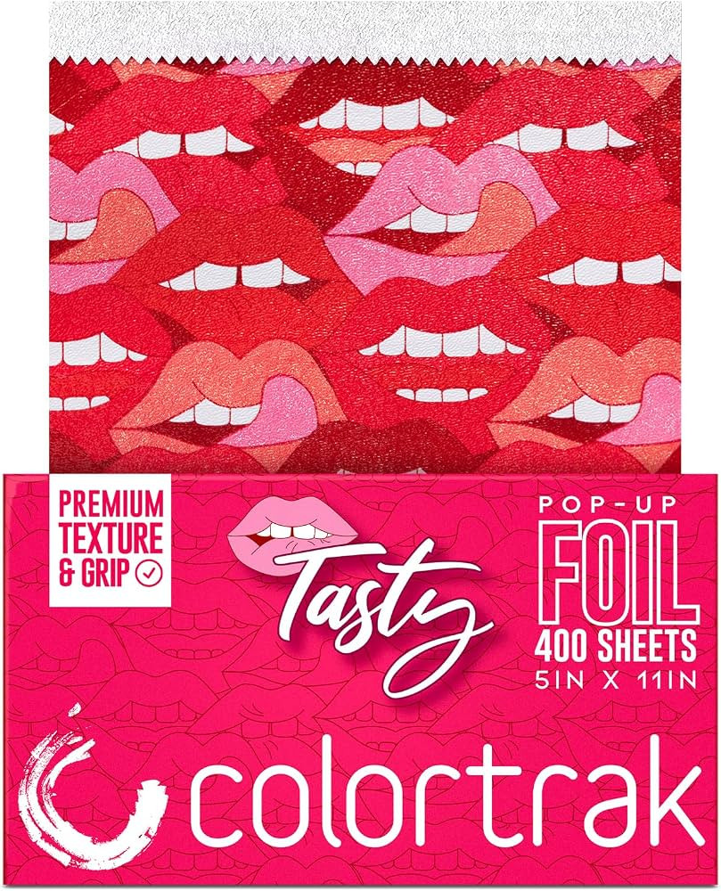 Colortrak Tasty Pop-up Foil W/Dispenser (400 Count), Pre-cut Sheets, Non-Slip Embossed Texture, 5... | Amazon (US)