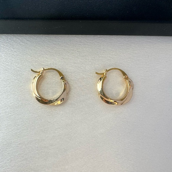 Small Twisted Gold Hoop Earrings for Women | Poshmark
