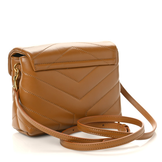 Calfskin Y Quilted Monogram Toy Loulou Crossbody Bag Dark Natural | FASHIONPHILE (US)