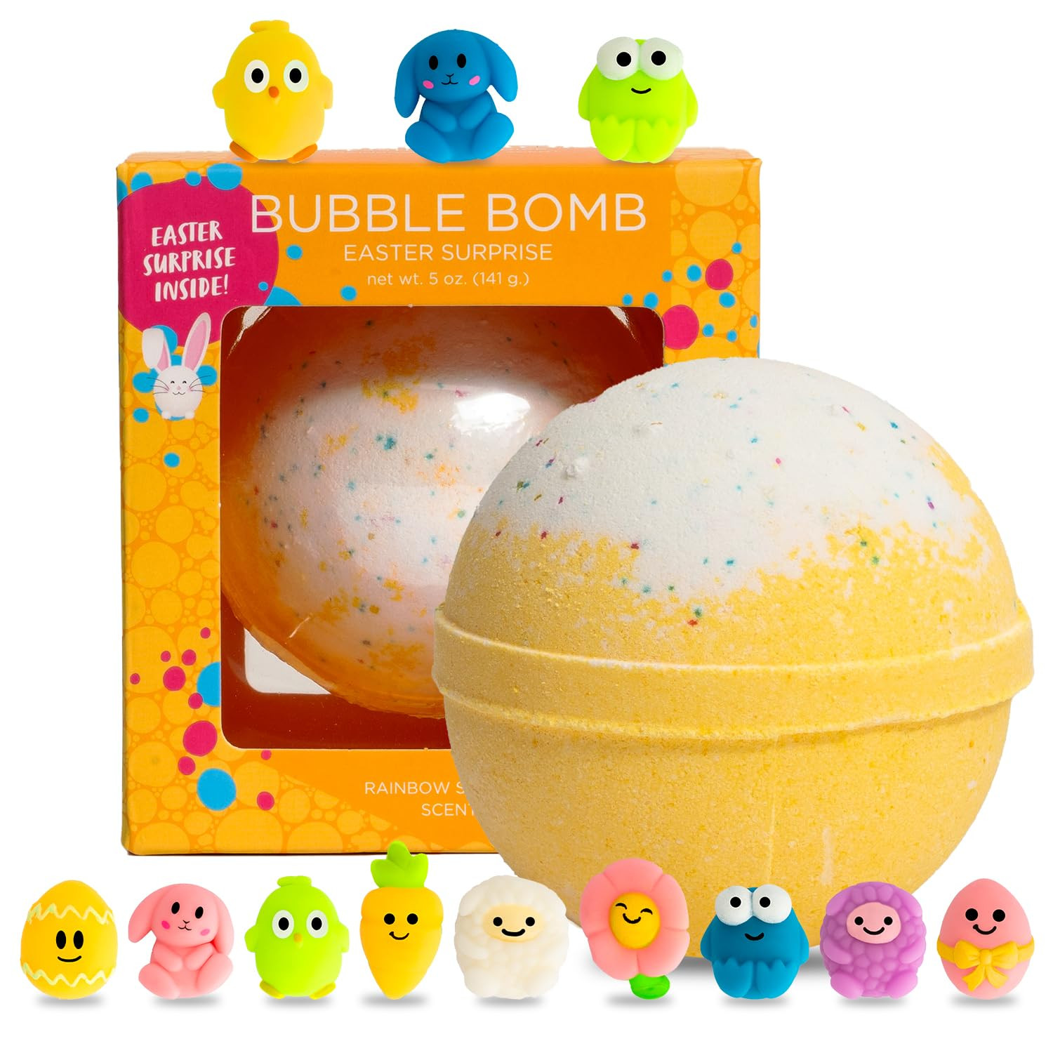 Easter Bath Bomb for Kids with Surprise Squishy Toy Inside (1 Pack) - Easter Basket Stuffers, Rel... | Amazon (US)