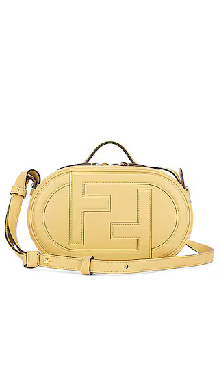 Fendi Mini O Lock Camera Bag in Mustard | Revolve Clothing (Global)