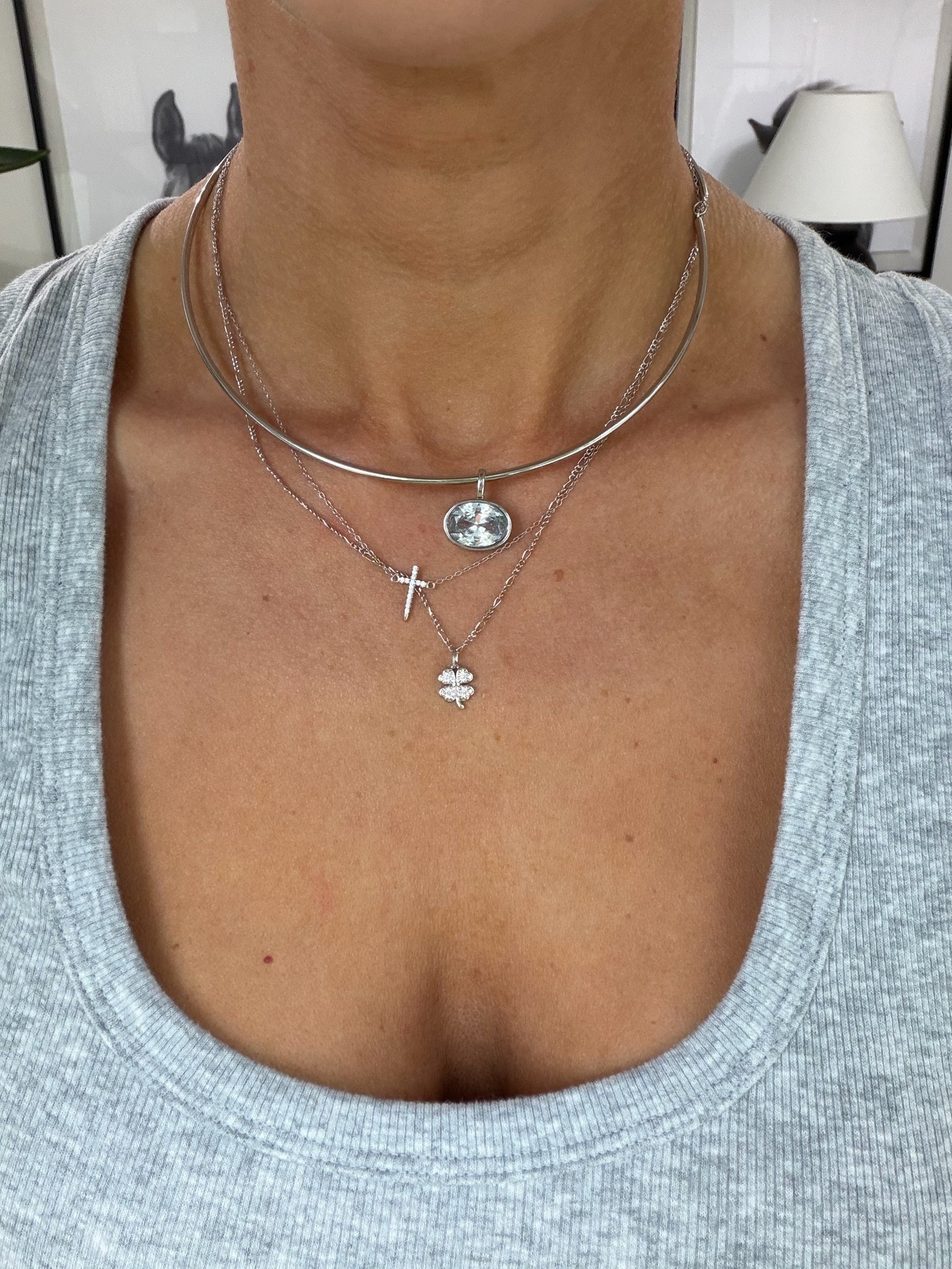 cutie new necklace stack 💎 

*Cross + lucky charm is from Uncommon Goods

#LTKootd #LTKgrwm