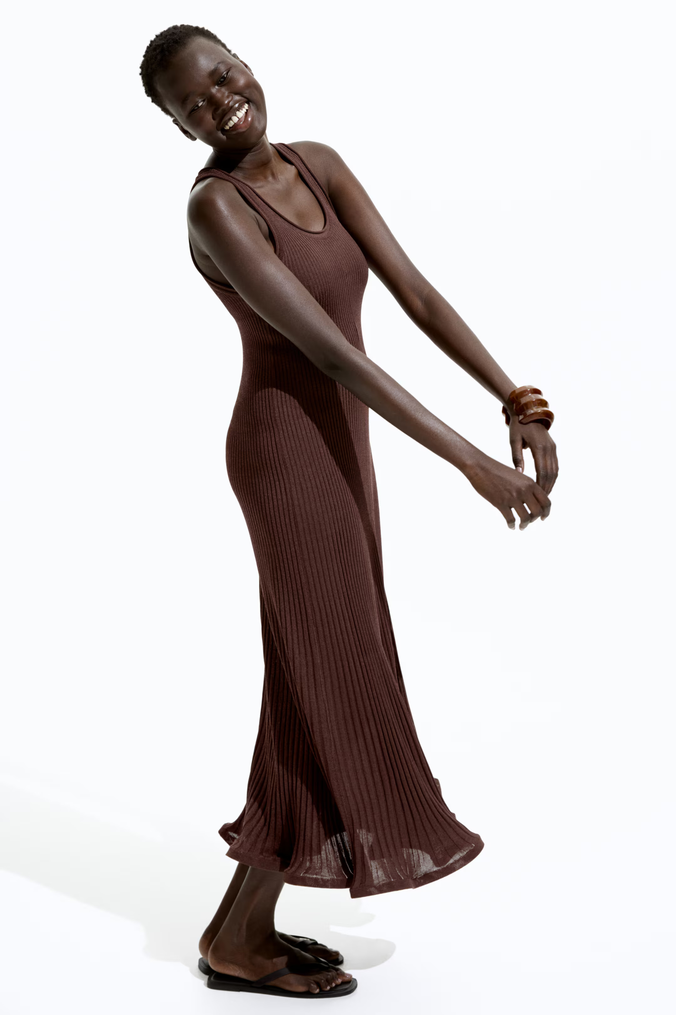 Silk-Blend Maxi Dress | H&M (US + CA)