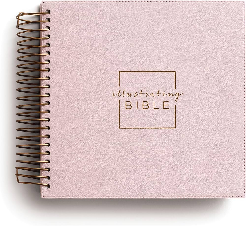 NIV, Spiral-bound Illustrating Bible, Leathersoft Spiral, Pink: Draw, Write, and Reflect Your Way... | Amazon (US)