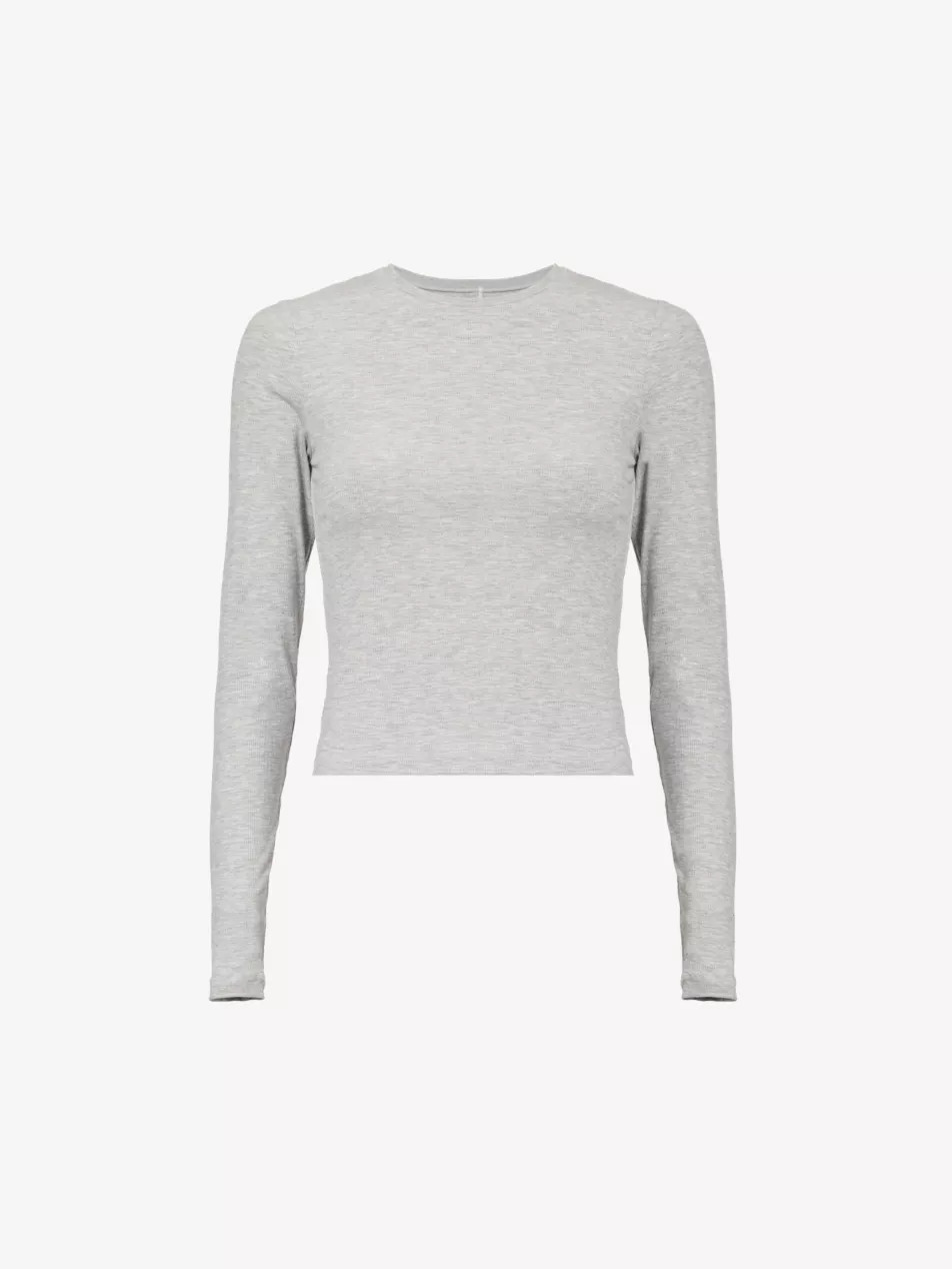 365 long-sleeve stretch-woven jersey T-shirt | Selfridges