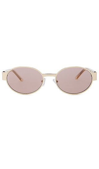 Otra Echo Sunglasses in Metallic Gold. | Revolve Clothing (Global)