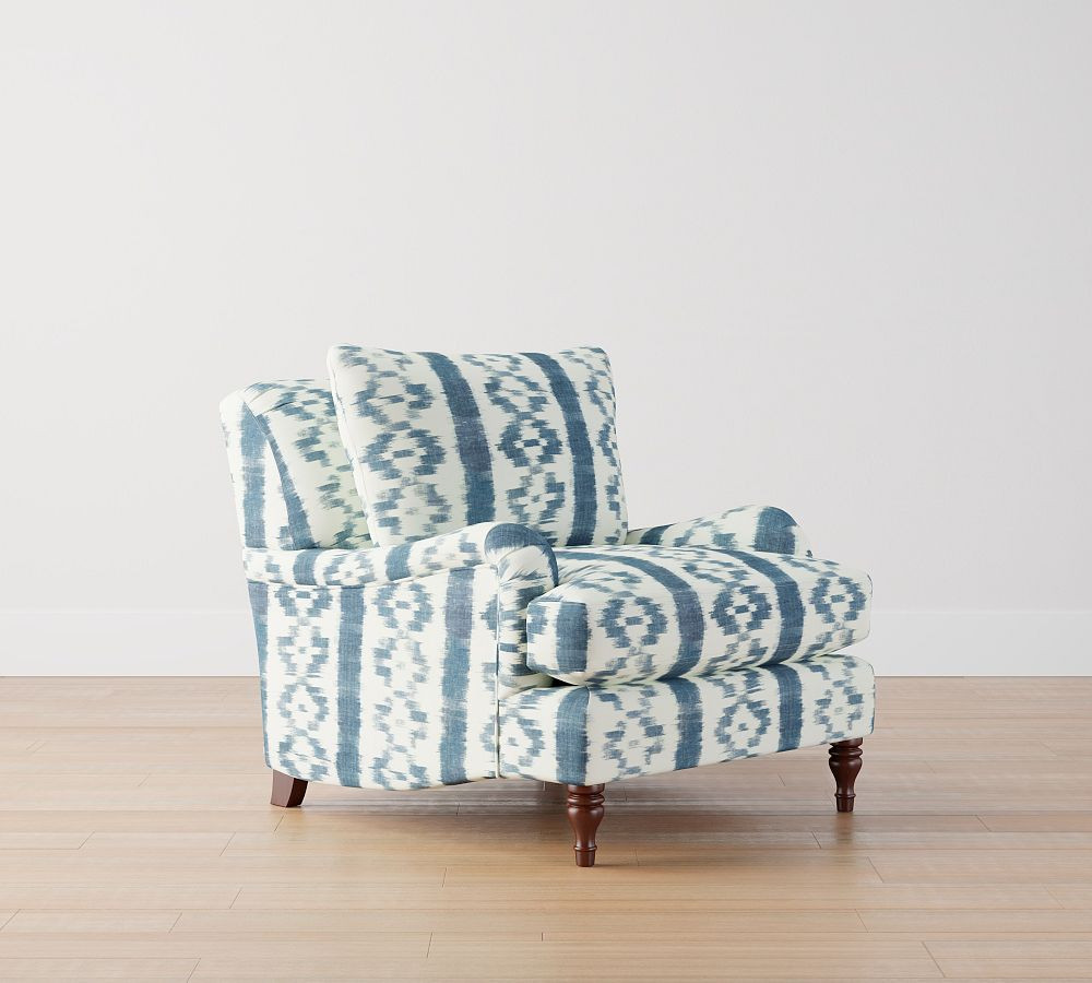 Carlisle English Arm Upholstered Armchair | Pottery Barn (US)