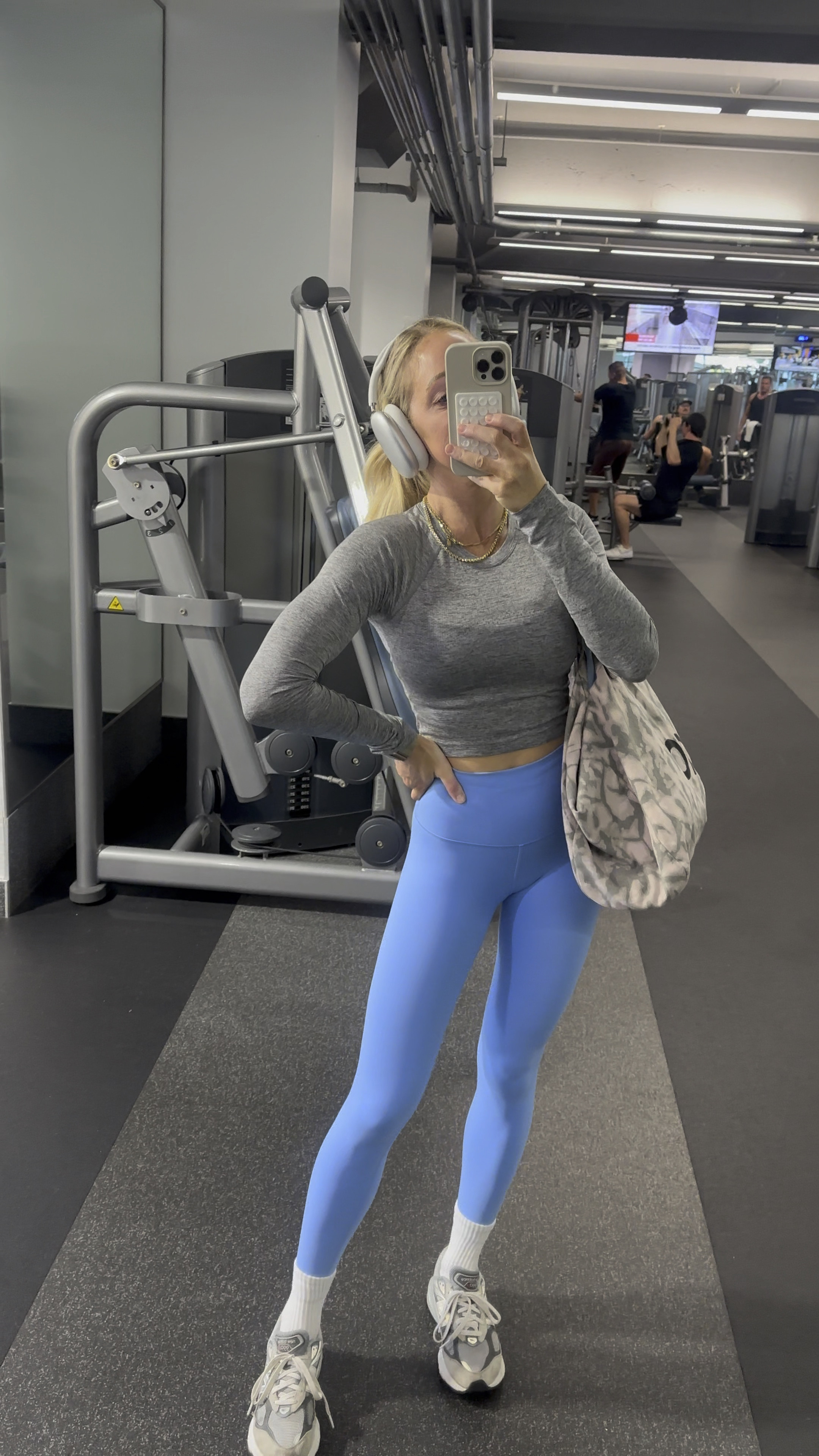Lululemon leggings- size 2, sports bra size 4, and long sleeve size 4. Shoes run tts! Also linked my headphones and the silicone cover 

#LTKfitness
