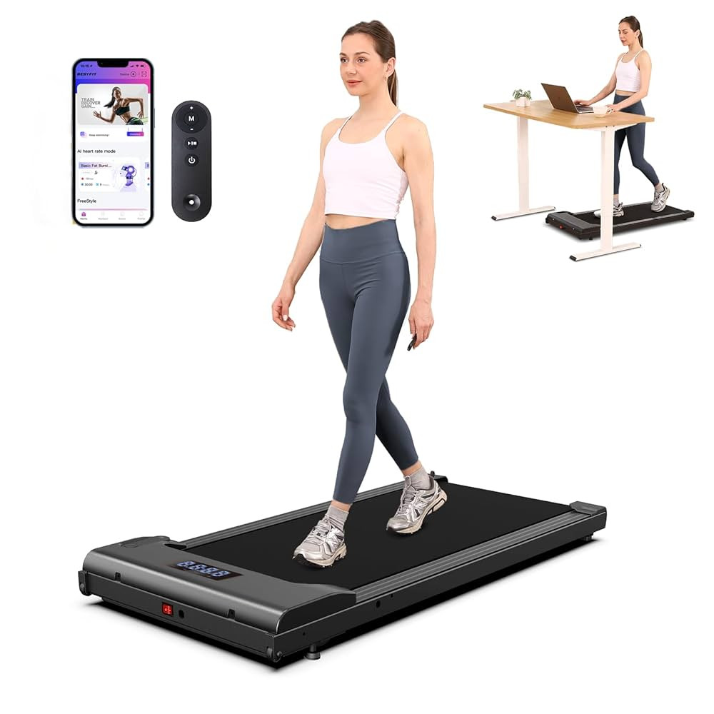 Lichico Walking Pad Under Desk Treadmill，Portable Small Treadmills for Home and Office，Super ... | Amazon (US)