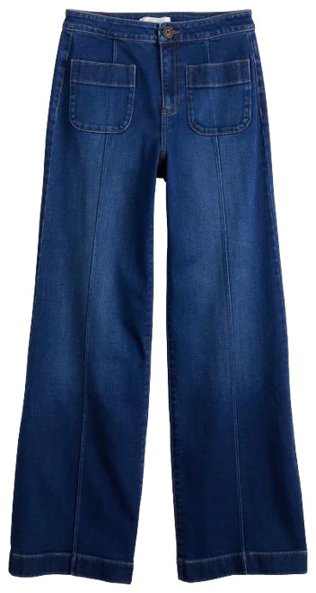 Women's LC Lauren Conrad Super High-Waisted Wide Leg Trouser Jeans | Kohl's