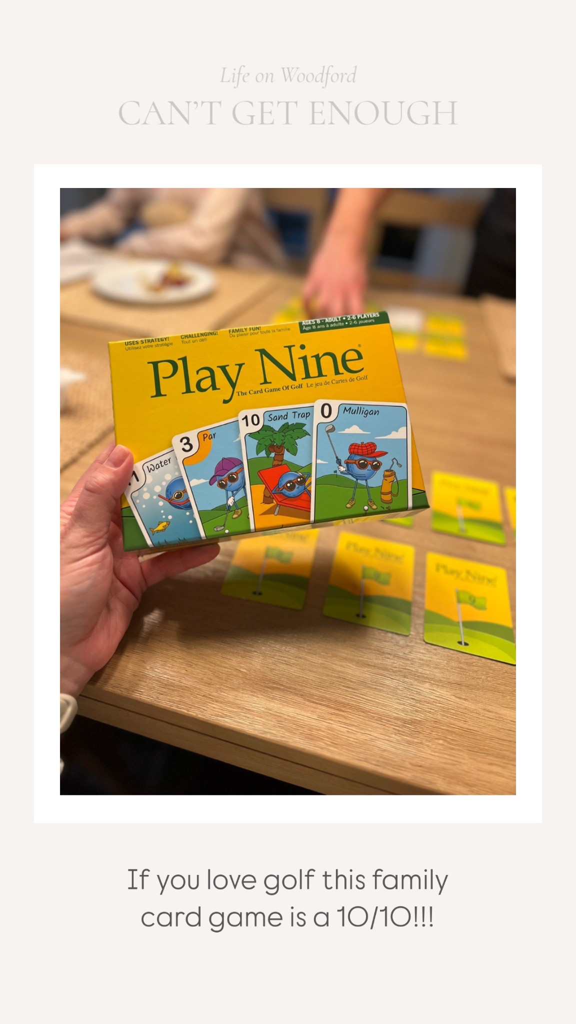 This family card game is a 10/10 and my family is downright obsessed. If you love golf it is easy for everyone to learn, quick pace and no one gets mad at the end!!!

#LTKParties #LTKKids #LTKFamily