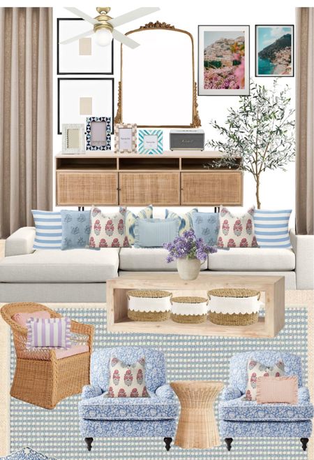Living room design #livingroom #cozy #couch #coffeetable #chair #console #anthropologie #mirror #color #serenaandlily #potterybarn 

#LTKFind #LTKhome #LTKSeasonal