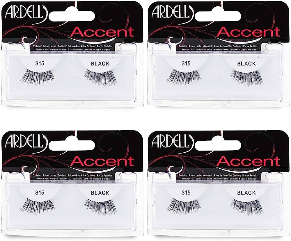 Ardell Accent Lashes 315, 4 Pack | Amazon (US)