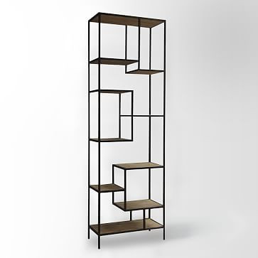 Reclaimed Pine & Iron Bookcase | West Elm (US)