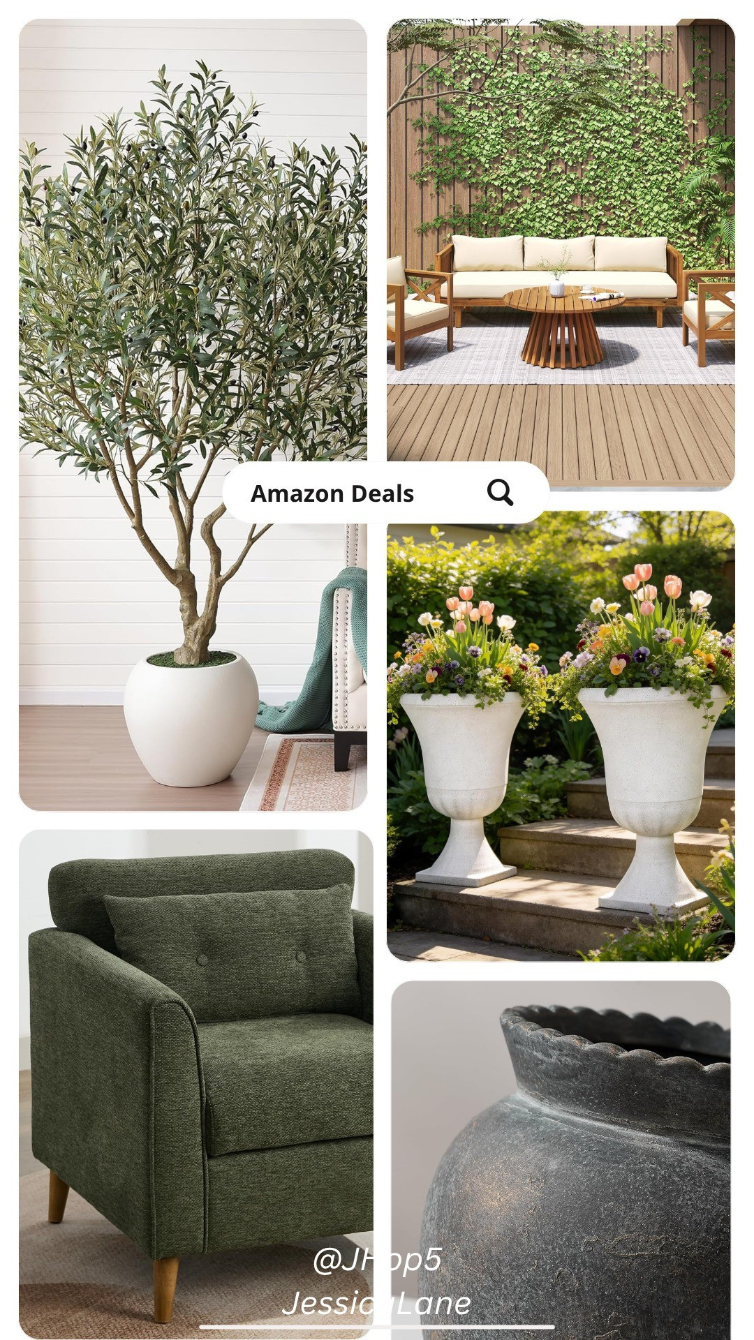 Check out today's top Amazon daily deals featuring gorgeous home and outdoor finds. From lifelike faux greenery to stunning patio furniture, these pieces will beautifully upgrade your space.#amazondeals #homedecor #amazonhome

#LTKSeasonal #LTKSaleAlert #LTKHome