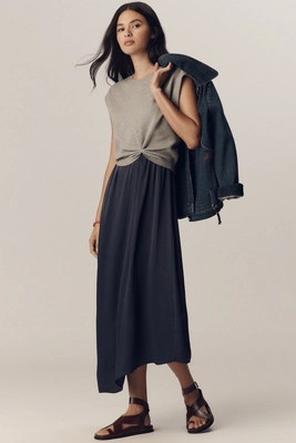 The Gemini Cap-Sleeve Sweater + Tank Dress Set | Anthropologie (US)