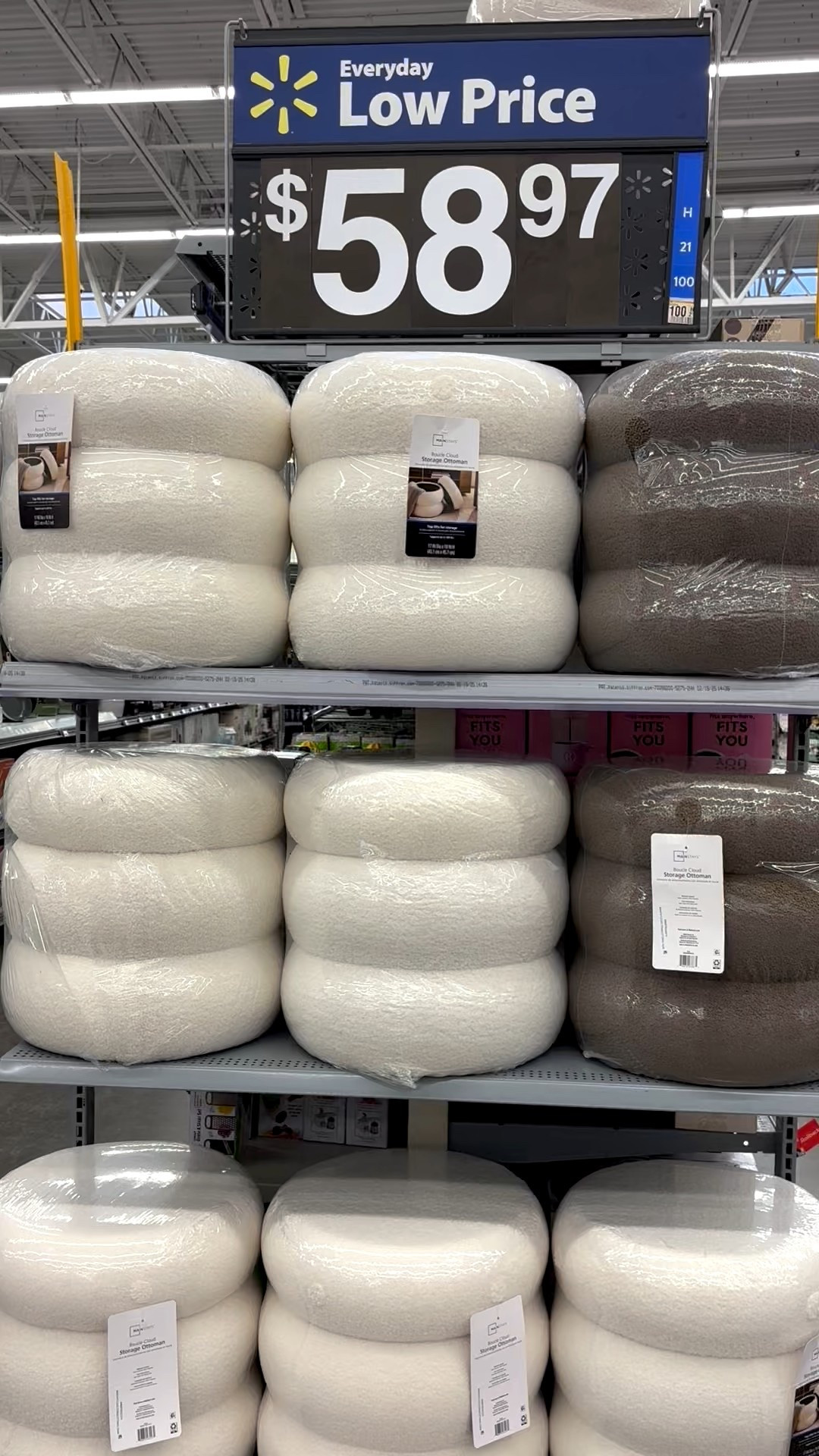 These boucle ottomans double as storage. Such a great price for a versatile piece.

#LTKHome