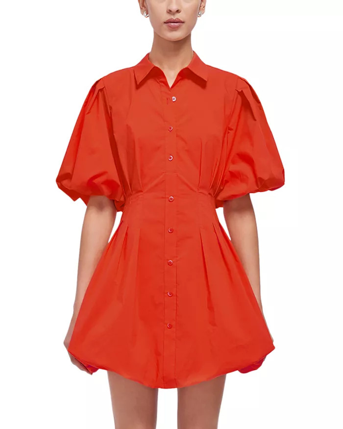 SIMKHAI Cleo Balloon Mini Dress Women - Bloomingdale's | Bloomingdale's (US)