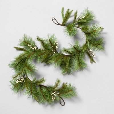 Garland Pine with White Berry - Hearth & Hand™ with Magnolia | Target
