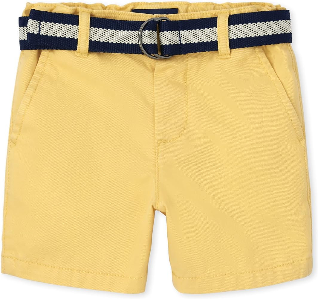 The Children's Place Baby-Boys and Toddler Belted Chino Shorts | Amazon (US)