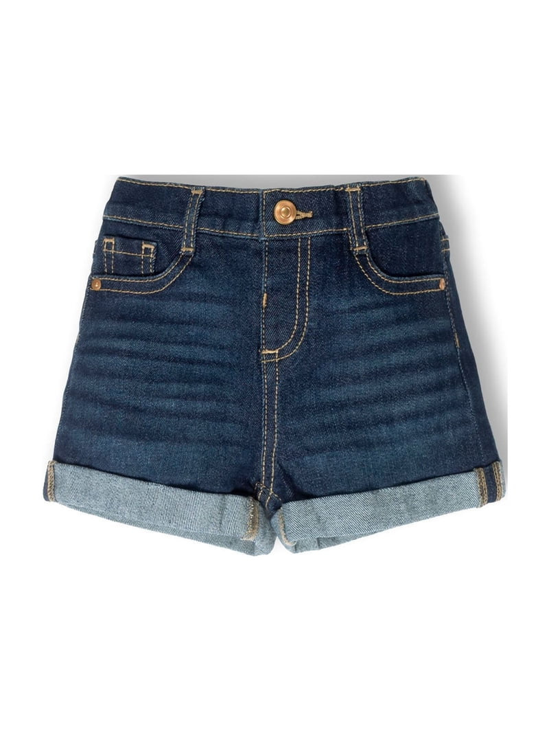 Wonder Nation Toddler Girl Denim Short, Sizes 12 Months - 5T | Walmart (US)