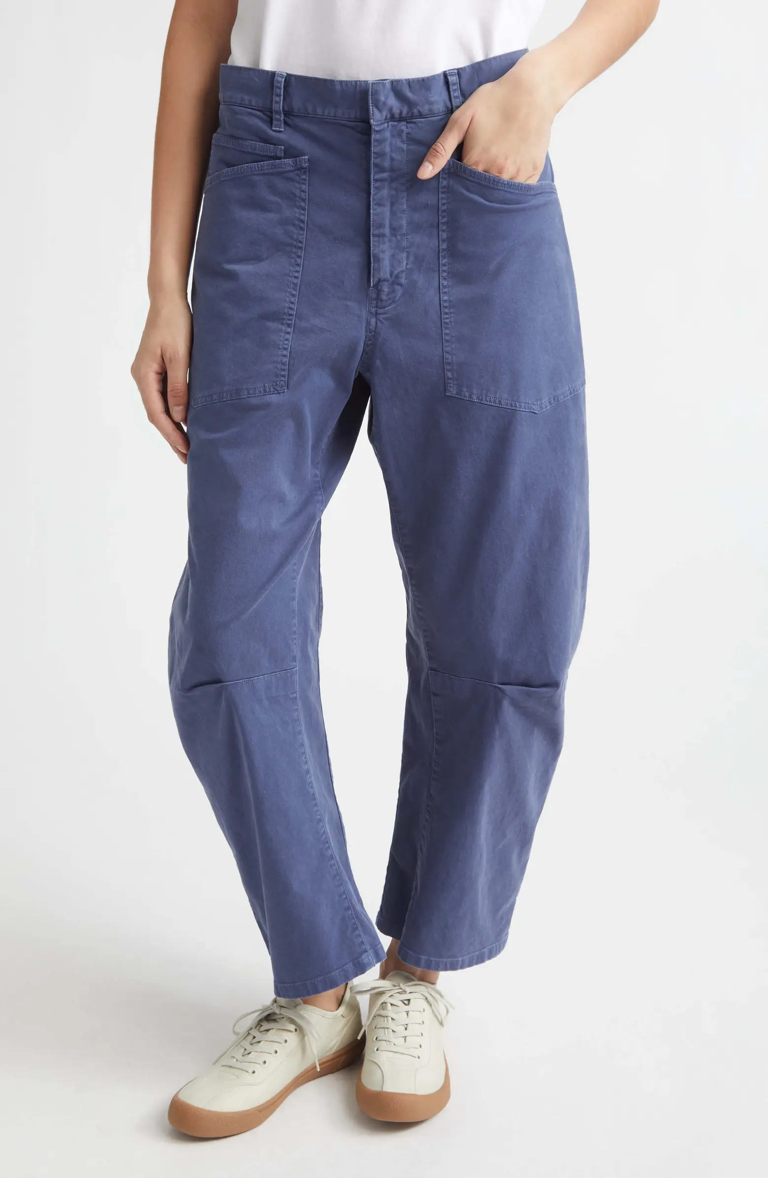 Nili Lotan Shon Stretch Cotton Pants | Nordstrom | Nordstrom