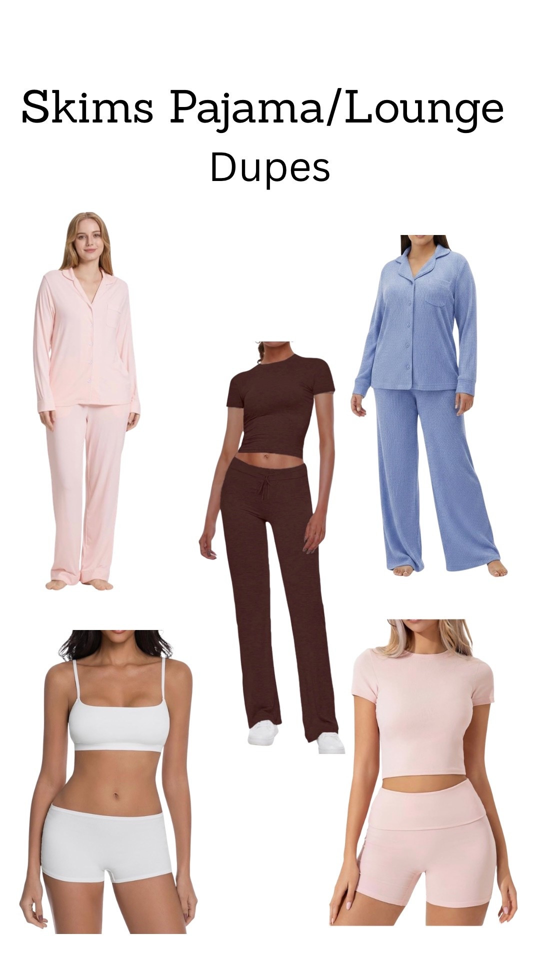 Skims pajama/lounge Dupes

#LTKSaleAlert #LTKselfcare #LTKootd