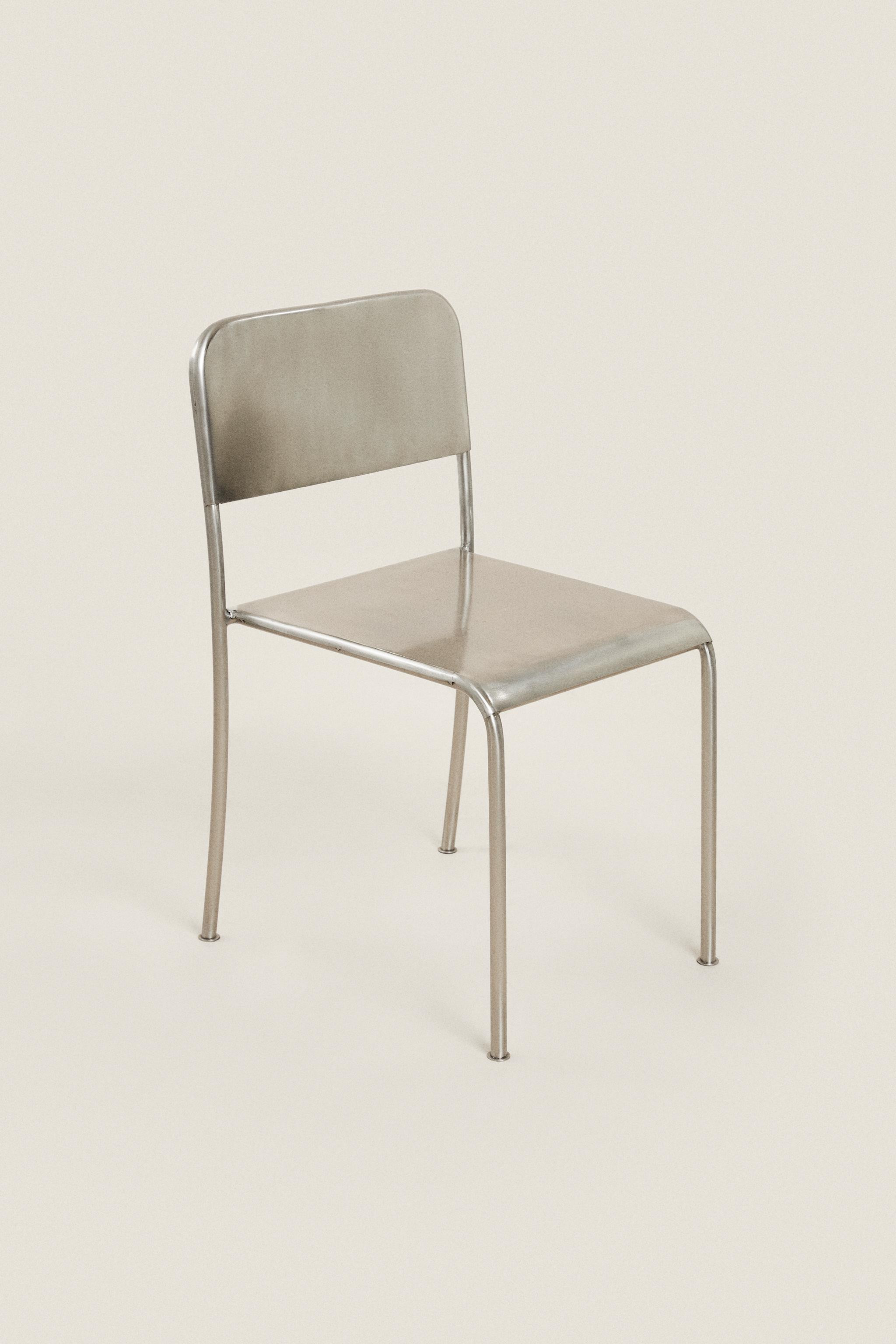 STAINLESS STEEL STRUCTURE CHAIR | Zara UK