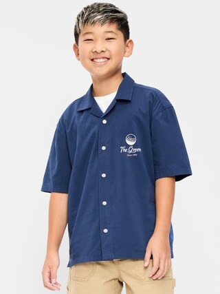 Short-Sleeve Boxy Graphic Shirt for Boys | Old Navy (US)