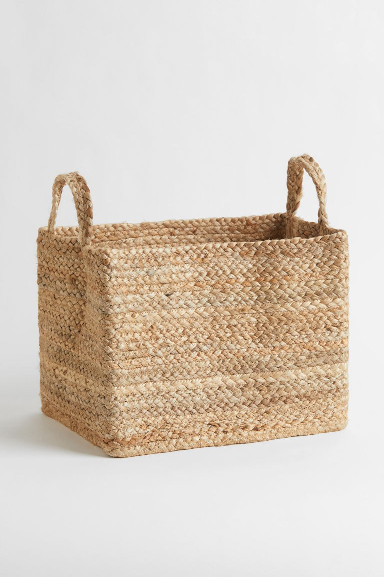 H & M - Jute Storage Basket - Beige | H&M (US + CA)