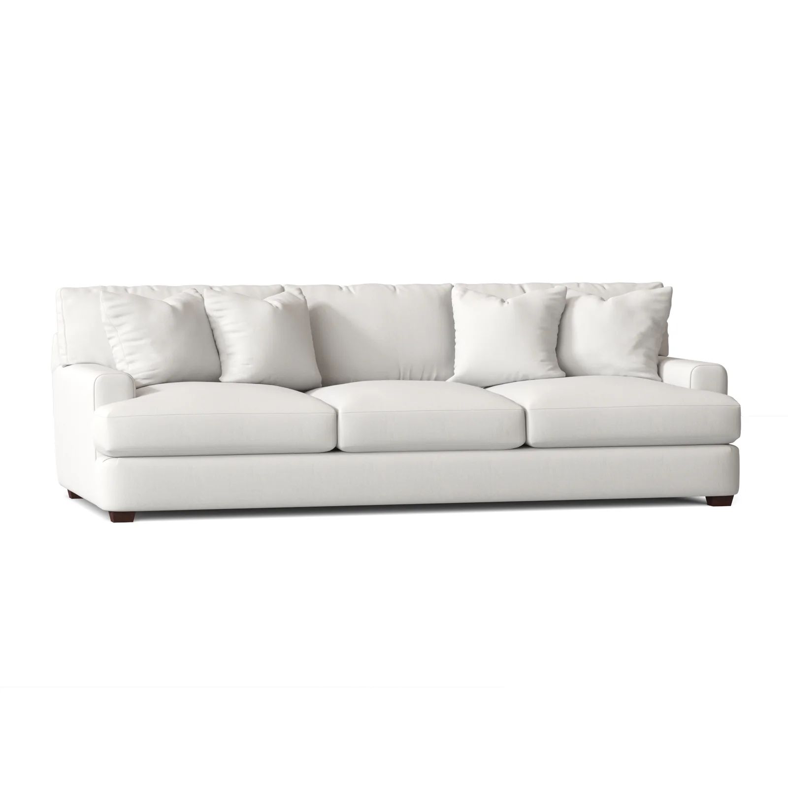 Emilio 90" Recessed Arm Sofa with Reversible Cushions | Wayfair Professional