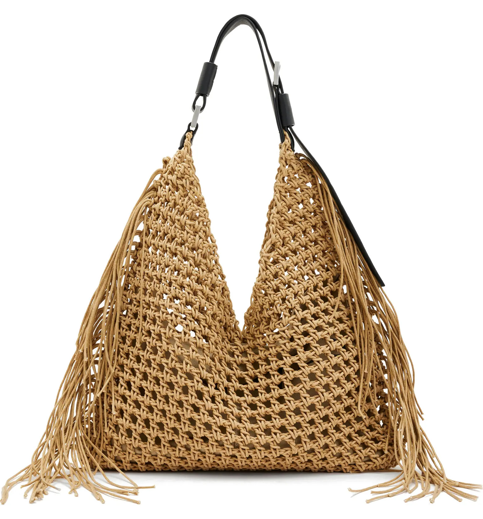 Sabine Fringe Macramé Tote Bag | Nordstrom