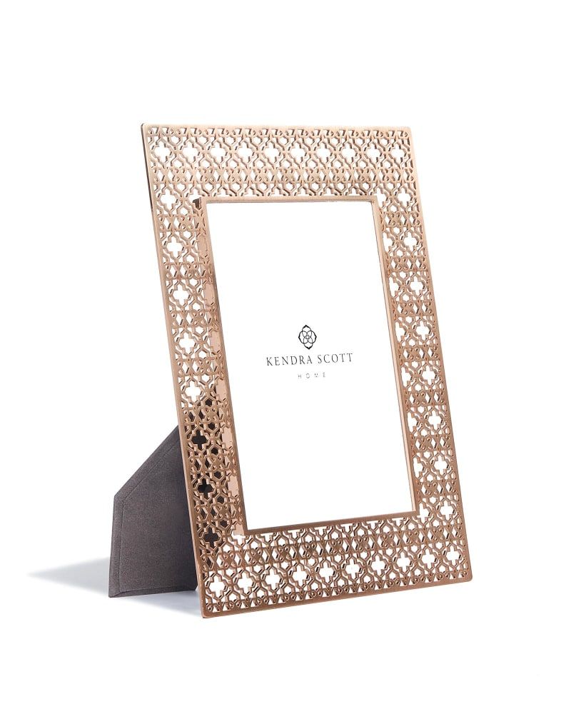 5x7 Filigree Photo Frame in Rose Gold | Kendra Scott