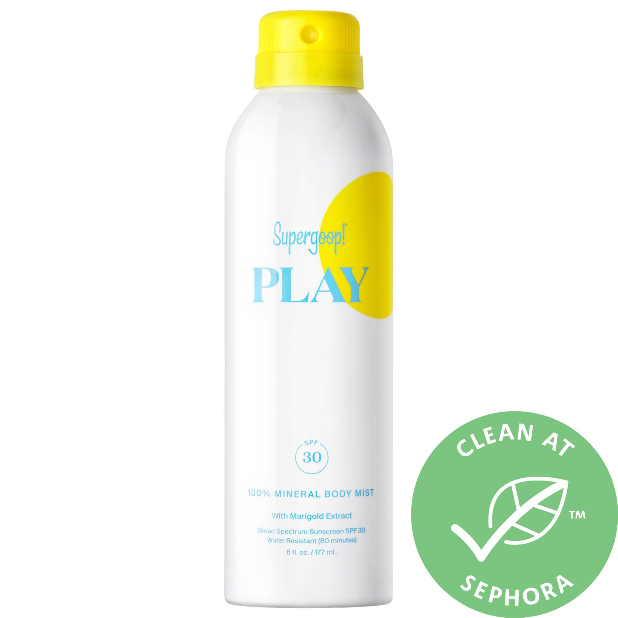 Supergoop! PLAY 100% Mineral Mist SPF 30 with Marigold Extract 6 oz/ 177 mL | Sephora (US)