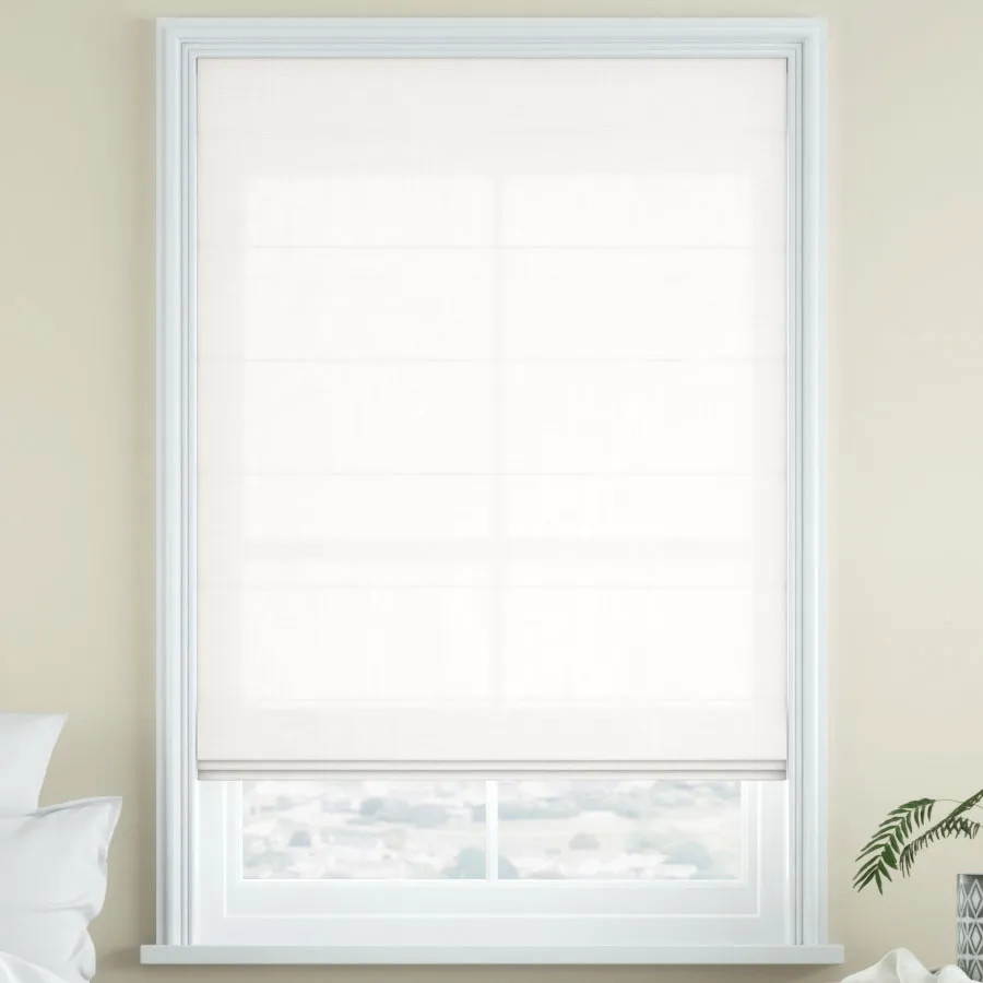 Casual Pleated Roman Shades | Selectblinds.com | Select Blinds