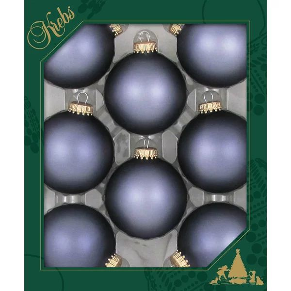 Designer Seamless Glass Ball Ornament (Set of 8) | Wayfair North America