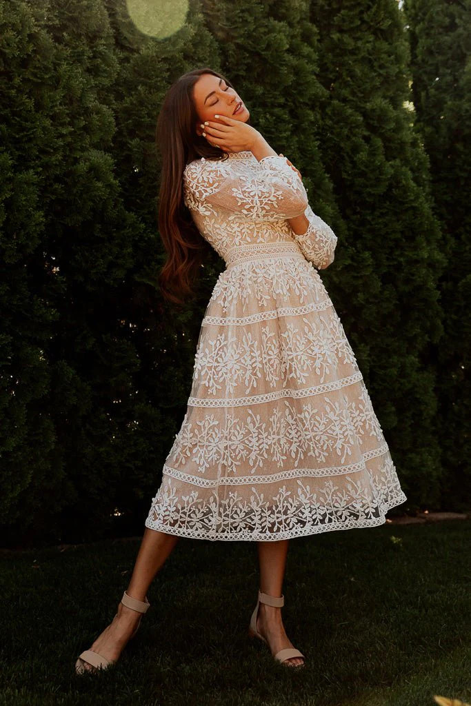 Sicily Dress - Champagne Lining | Ivy City Co